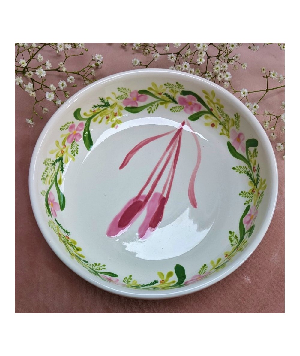 Handpainted ballerina  plate by Zephirine by Valentine for the Ballerina gift set by Anne L'Or London