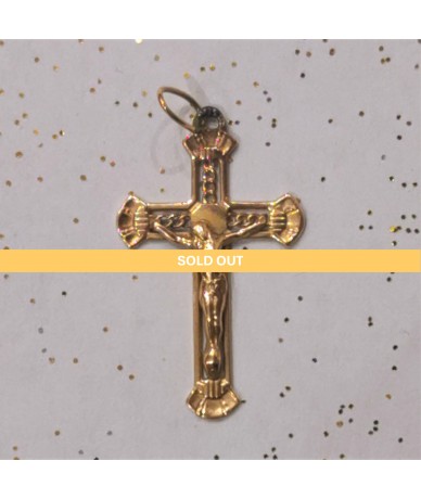 Cross 18 gold carat Antique by Anne L Or London Sold Out